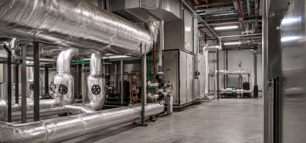 HVAC insulation for commercial ducts and chilled-water piping