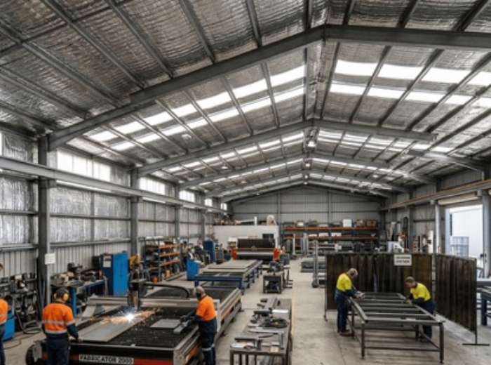 XLPE Foam Insulation Installed in Warehouse