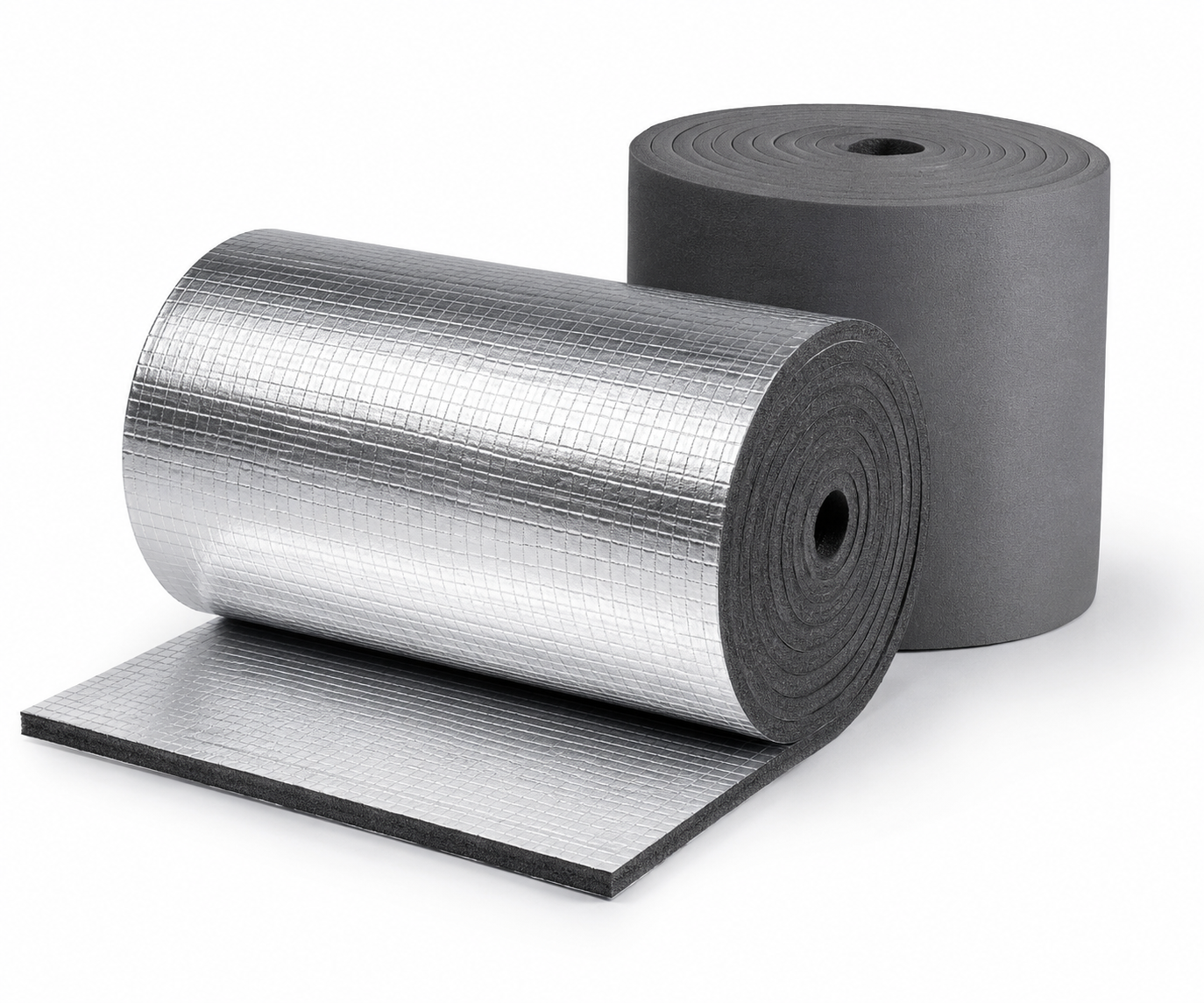 MaruCool plain and foil-faced XLPE foam insulation rolls